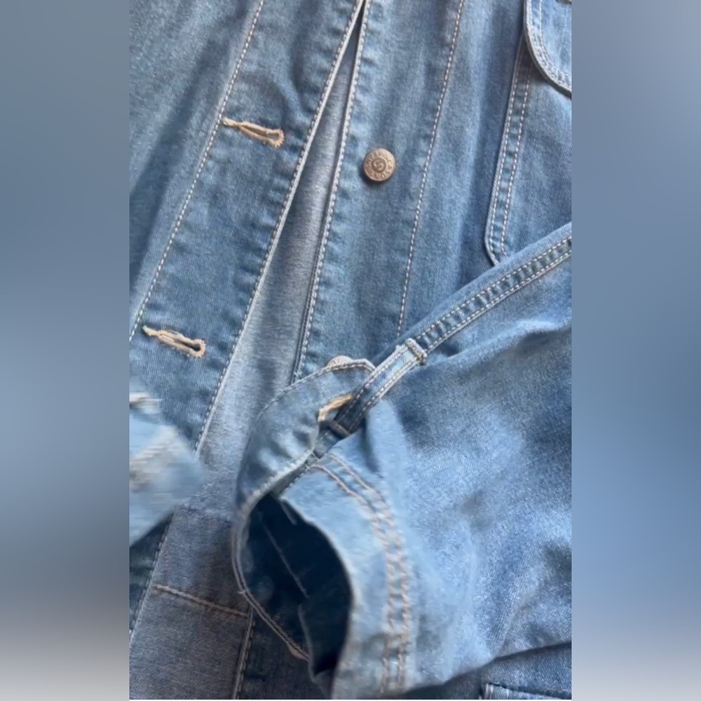 Denim Shacket - Picture 5 of 6